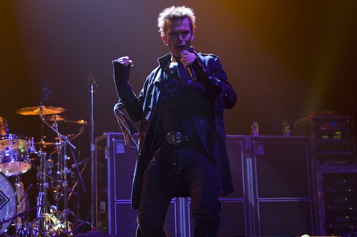 Billy Idol @ Carling Apollo, Manchester on 30-07-2008